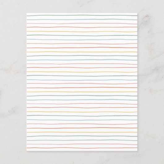 Rainbow Layer Cake Budget Geburtstag Partei (Rückseite)