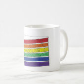 Rainbow Layer Cake Slice Price Tasse (VorderseiteRechts)