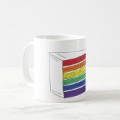 Rainbow Layer Cake Slice Price Tasse (Vorderseite Links)