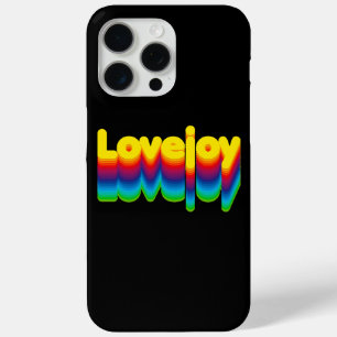 Rainbow Layers Lovejoy Name Label Case-Mate iPhone Hülle