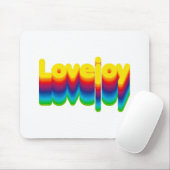 Rainbow Layers Lovejoy Name Label Mousepad (Mit Mouse)