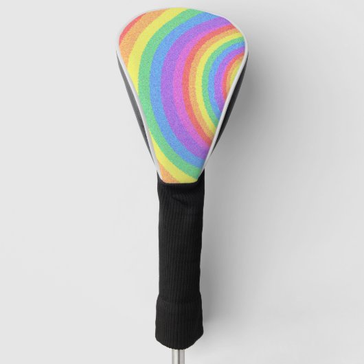 Rainbow LBGTQ Golf Head Cover Design Headcover (Vorderseite)