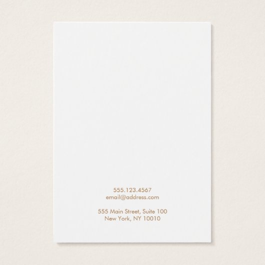 Rainbow Leather (Bild) Earring Display Card (Rückseite)