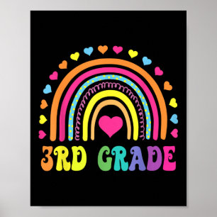 Rainbow-Lehrer der dritten Klasse, Kinder zurück T Poster
