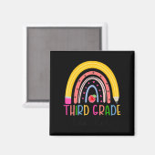 Rainbow-Lehrer der dritten Klasse zurück in die Sc Magnet (Vorderseite/Rückseite)