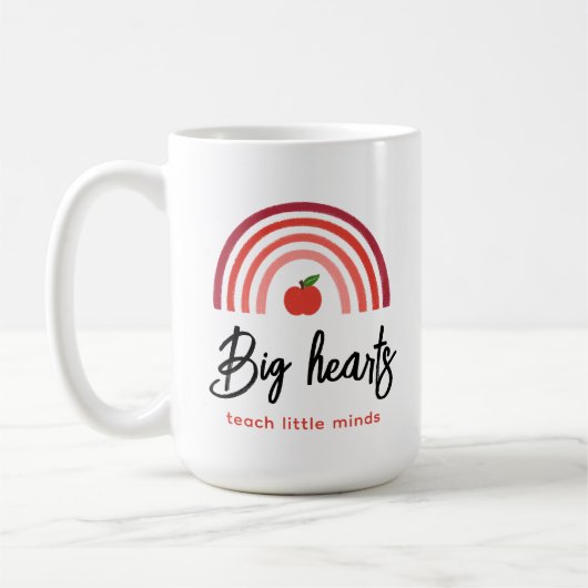 Rainbow-Lehrer-Wertungsquote-Tasse Kaffeetasse (Links)