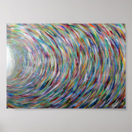 Rainbow Leinwand Original Art Poster