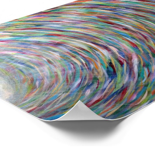 Rainbow Leinwand Original Art Poster (Ecke)