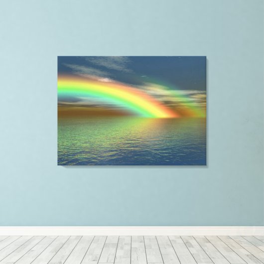 Rainbow Leinwanddruck (Insitu (Holzboden))
