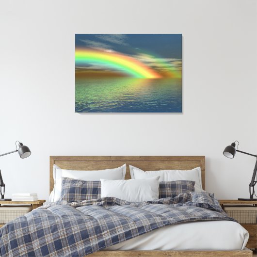Rainbow Leinwanddruck (Insitu (Schlafzimmer))