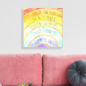 Rainbow Leinwanddruck (Insitu (Wohnzimmer))