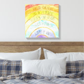 Rainbow Leinwanddruck (Insitu (Schlafzimmer))