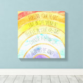 Rainbow Leinwanddruck (Insitu (Holzboden))