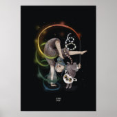 RAINBOW LEMUR von Alexandra Dikaia Poster (Vorne)