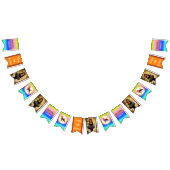 Rainbow Leo Glitzer Birthday Party Wimpelkette (Alle)