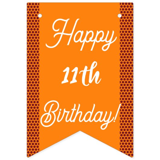 Rainbow Leo Glitzer Birthday Party Wimpelkette (Zweite Fahne)