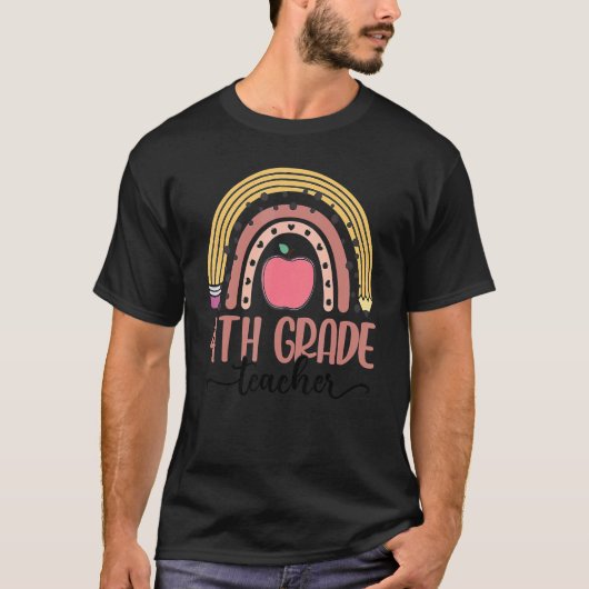 Rainbow Leopard, 4. Klasse, Zurück zur Schule B T-Shirt (Vorderseite)