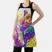 Rainbow Leopard All-Over-Print-Schürze Schürze (InSitu)