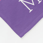 Rainbow Leopard Animal Print Muster Baby Girl Fleecedecke (Ecke)