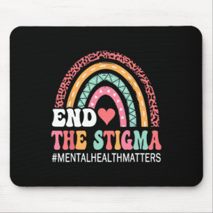 Rainbow Leopard beendet das Stigma-Mental-Health-P Mousepad
