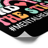 Rainbow Leopard beendet das Stigma-Mental-Health-P Poster (Ecke)