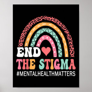 Rainbow Leopard beendet das Stigma-Mental-Health-P Poster