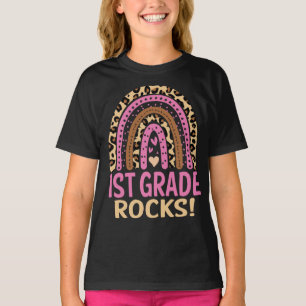 Rainbow Leopard der ersten Klasse bis zur Schule T-Shirt