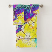 Rainbow Leopard Handtuch Badhandtuch Set (Insitu)