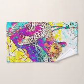 Rainbow Leopard Handtuch Badhandtuch Set (Handtuch)
