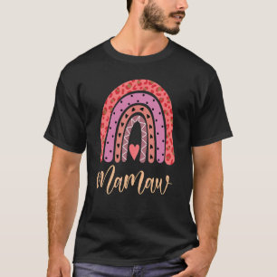 Rainbow Leopard Mamaw Mütter Tag der Frauen T-Shirt