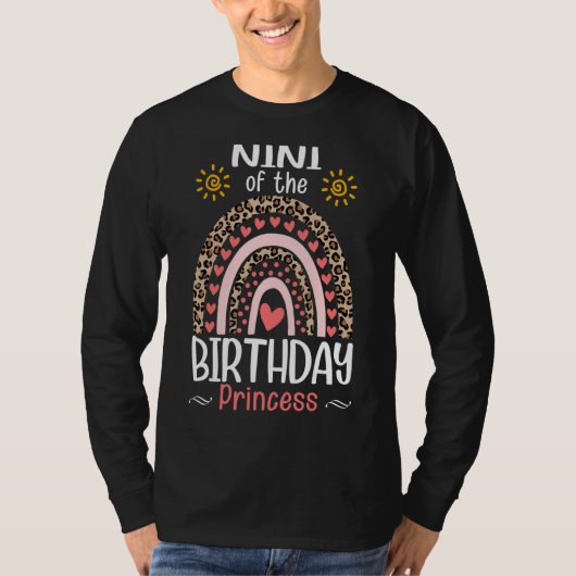 Rainbow Leopard Nini von der Prinzessin Moth T-Shirt (Vorderseite)