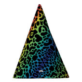 Rainbow Leopard Party Hat Partyhütchen (Rechts)
