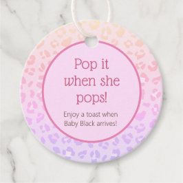 Rainbow Leopard Pop It, wenn sie Pop Geschenkanhänger