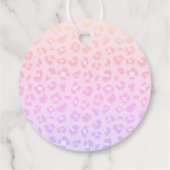 Rainbow Leopard Pop It, wenn sie Pop Geschenkanhänger (Rückseite)