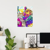 Rainbow Leopard Poster (Heimbüro)