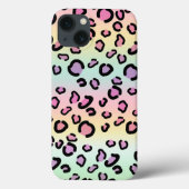 Rainbow Leopard Print Ästhetische Geparden Case-Mate iPhone Hülle (Rückseite)