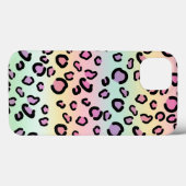 Rainbow Leopard Print Ästhetische Geparden Case-Mate iPhone Hülle (Rückseite (Horizontal))