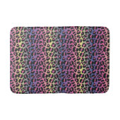 Rainbow Leopard Print Badematte (Vorderseite)