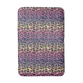 Rainbow Leopard Print Badematte (Vorderseite Vertikal)