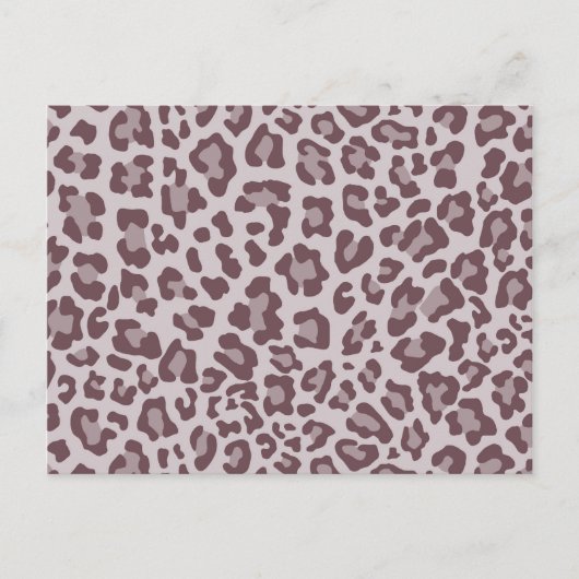 Rainbow Leopard Print Collection - Braun Postkarte (Vorderseite)