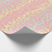 Rainbow Leopard Print Geschenkpapier (Ecke)
