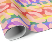 Rainbow Leopard Print Geschenkpapier (Rolleneckpunkt)