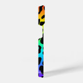 Rainbow Leopard Print iPhone Hülle (Rechte Seite)