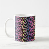 Rainbow Leopard Print Kaffeetasse (Links)