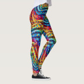 Rainbow Leopard Print Leggings | Bold Colorful (Rechts)