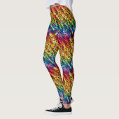 Rainbow Leopard Print Leggings | Bold Colorful (Links)