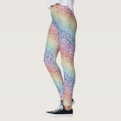 Rainbow Leopard Print Leggings | Bold Colorful (Links)