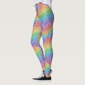 Rainbow Leopard Print Leggings | Bold Colorful (Links)