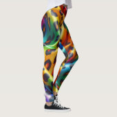Rainbow Leopard Print Leggings | Bold Colorful (Rechts)