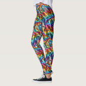 Rainbow Leopard Print Leggings | Psychedelic (Links)